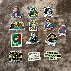 13 Shameless No Repeat Stickers
